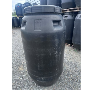 220 Litre Plastic Drum Black