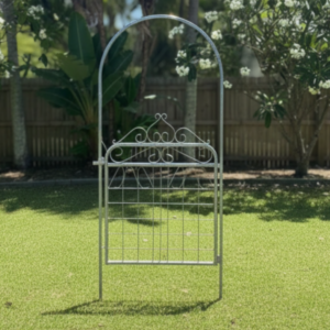 Garden Arch with Decorative Gate