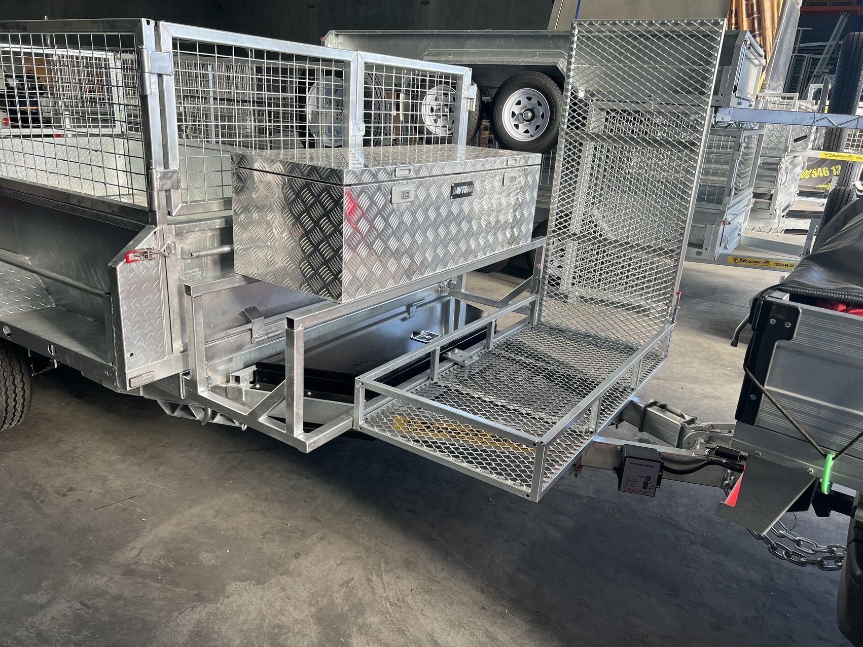 Hydraulic Tipper Trailer Mower Pad